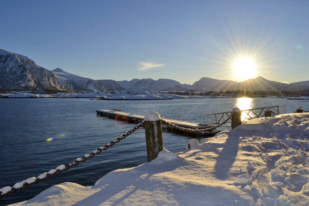 Nydelig vintervær i havgapet